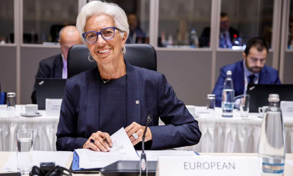 Il Presidente della BCE. Christine Lagarde (© UE)