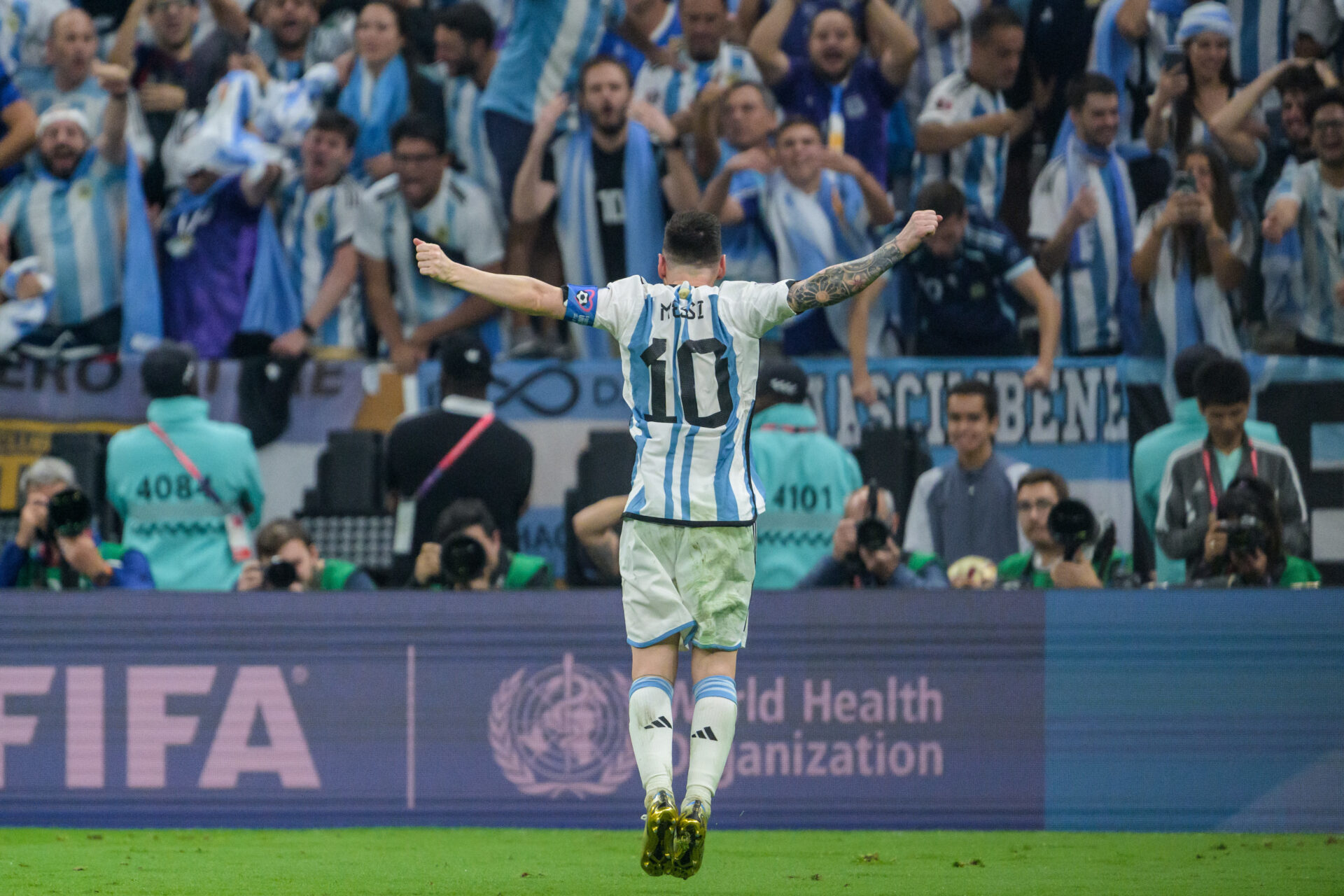 Lionel Messi con la maglia dell'Argentina (© ANSA)