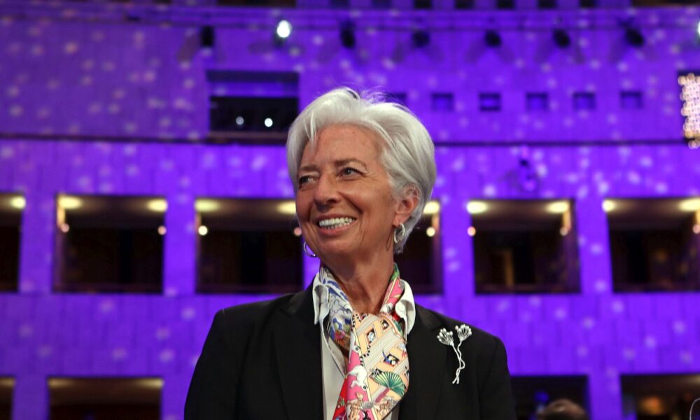 Il Presidente della BCE, Christine Lagarde