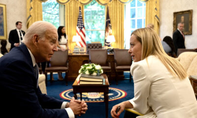 L'incontro tra Giorgia Meloni e Joe Biden alla Casa Bianca