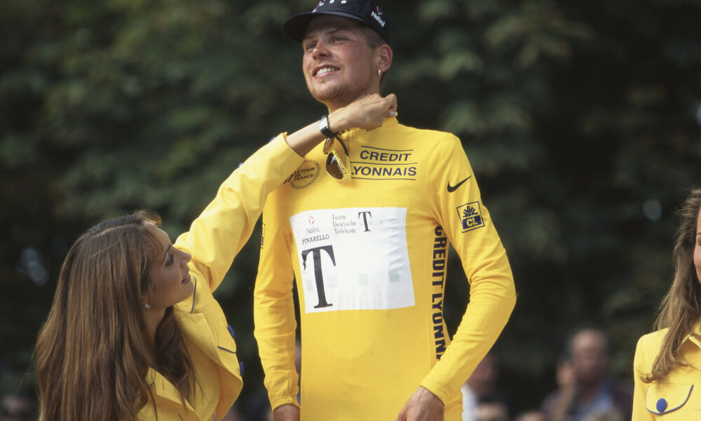 Jan Ullrich in maglia gialla al Tour de France 1997