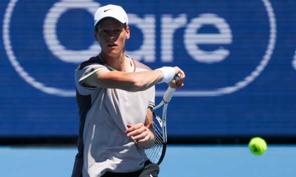 Jannik Sinner a Melbourne per l'Australian Open