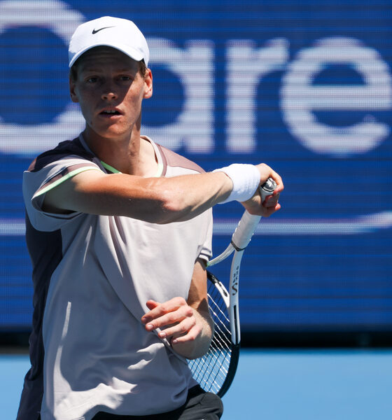 Jannik Sinner a Melbourne per l'Australian Open