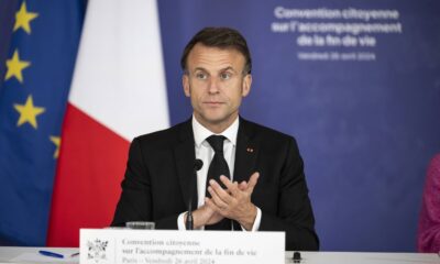 Il Presidente francese, Emmanuel Macron