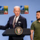 Il presidente Joe Biden, con il suo omologo ucraino, Zelensky
