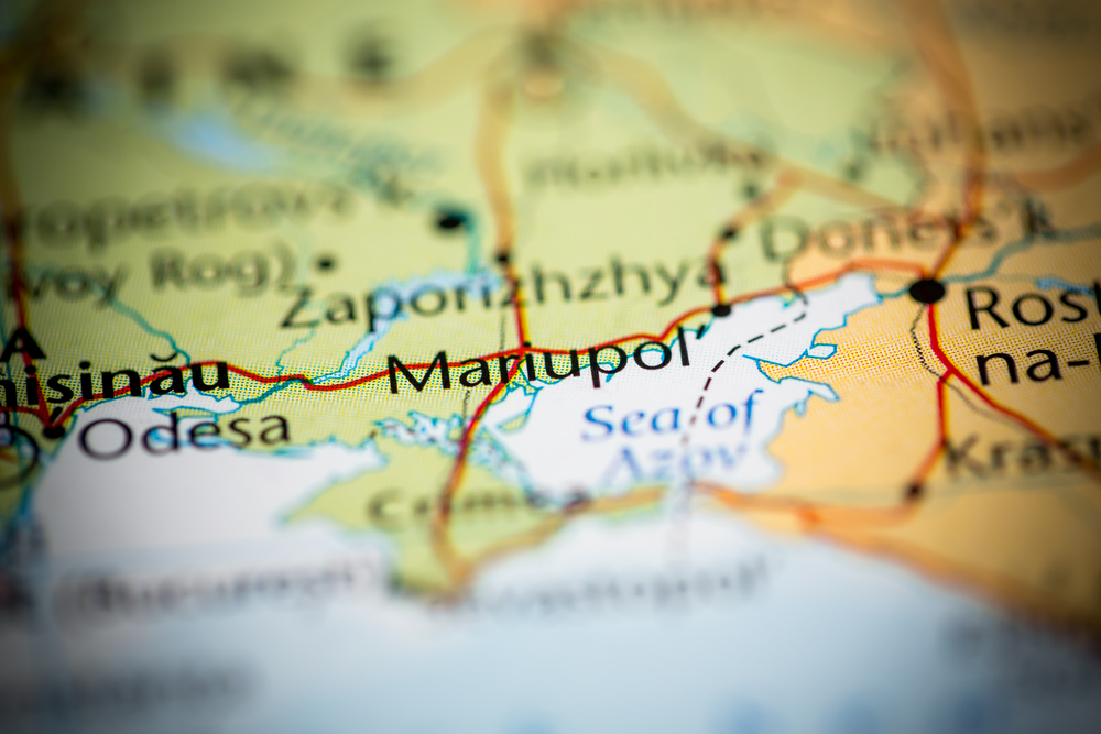Mariupol (Ucraina) sulla mappa