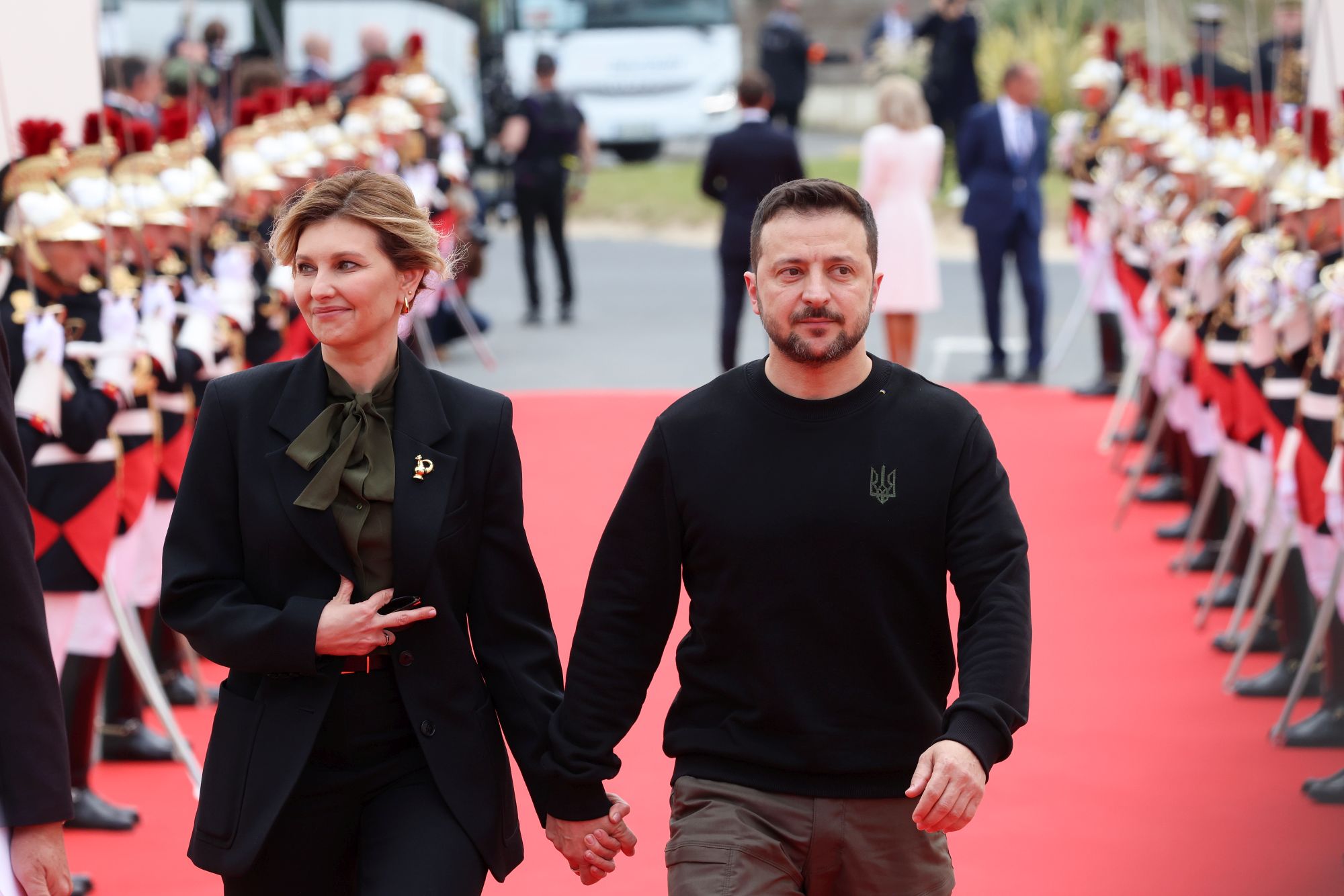 Olena ZELENSKA (Ucraina), Volodymyr ZELENSKYY (Presidente dell'Ucraina)