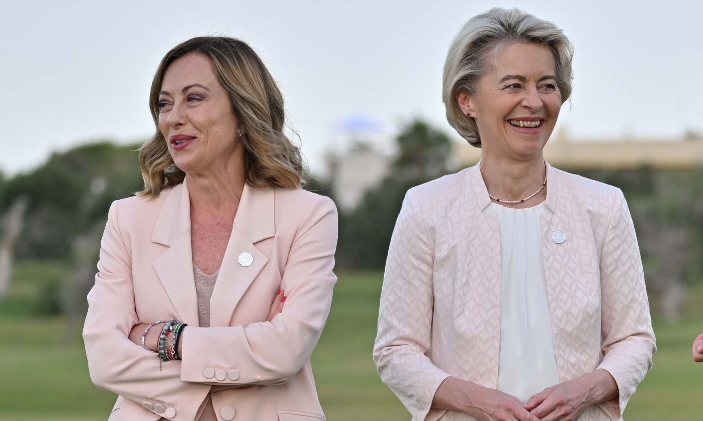 Giorgia Meloni e Ursula von der Leyen