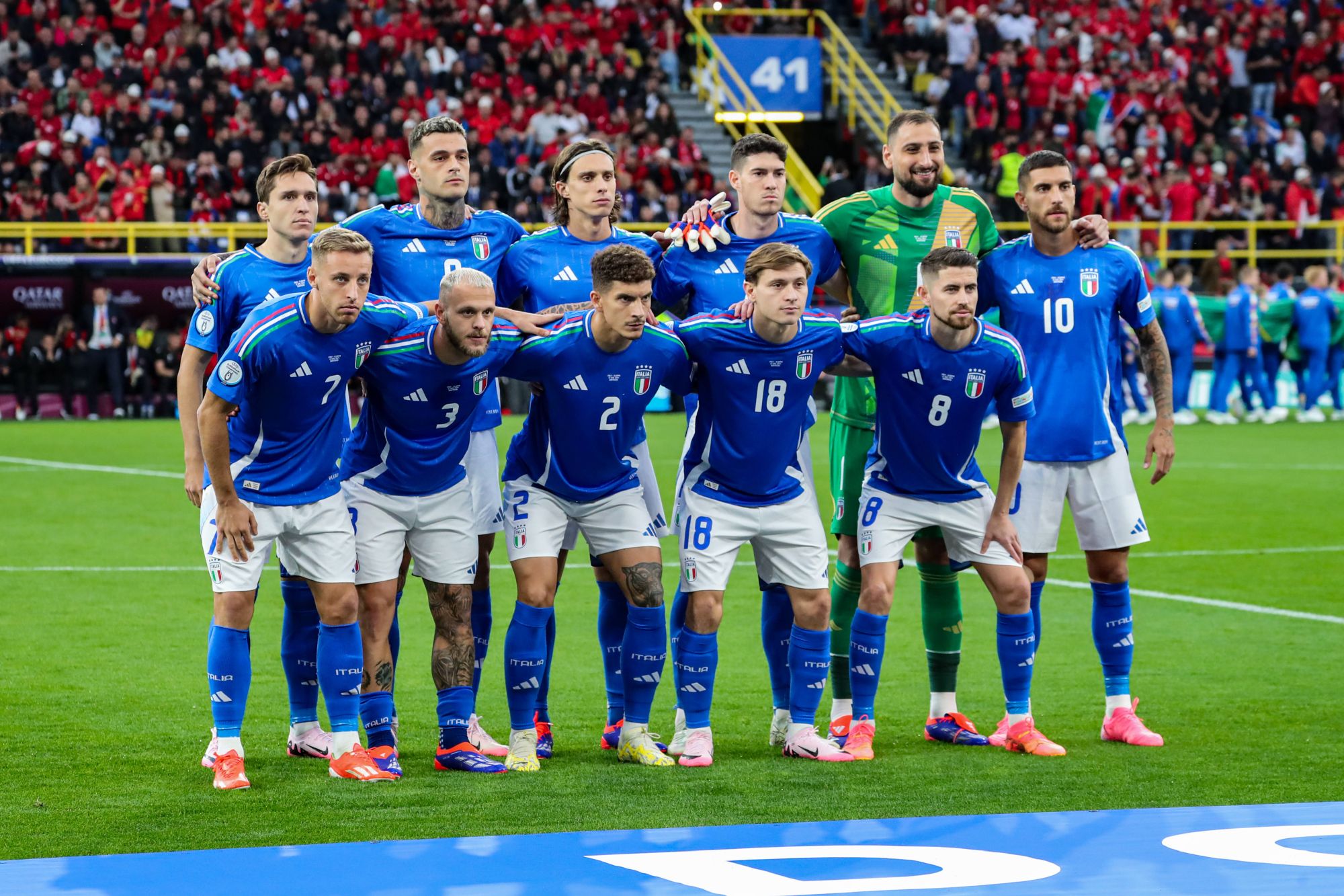 La nazionale italiana a Euro 2024