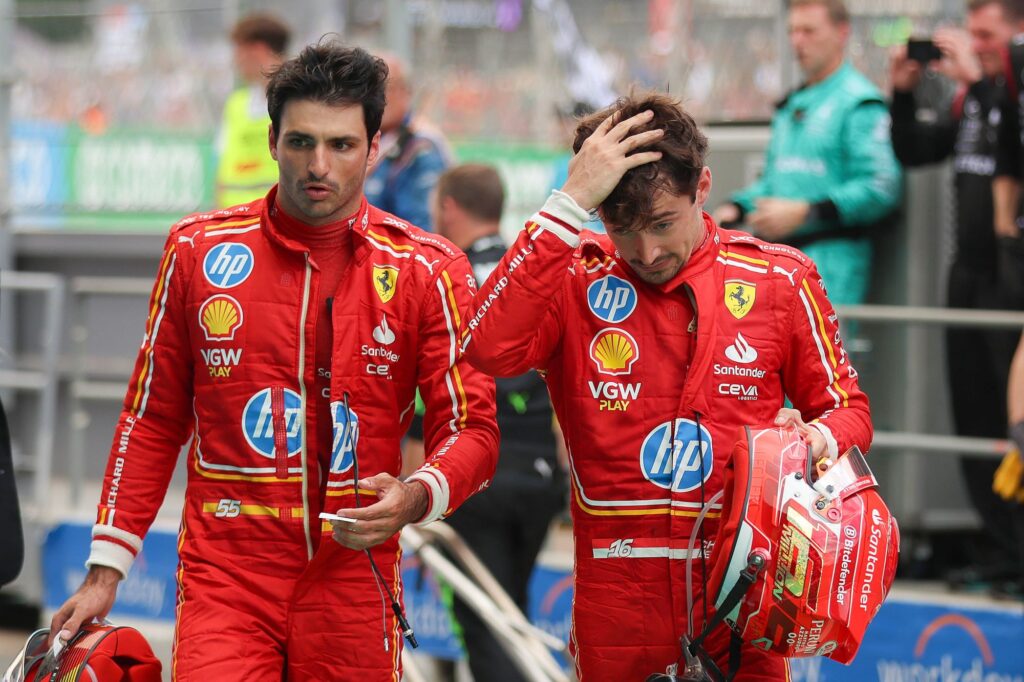 Carlos Sainz e Charles Leclerc