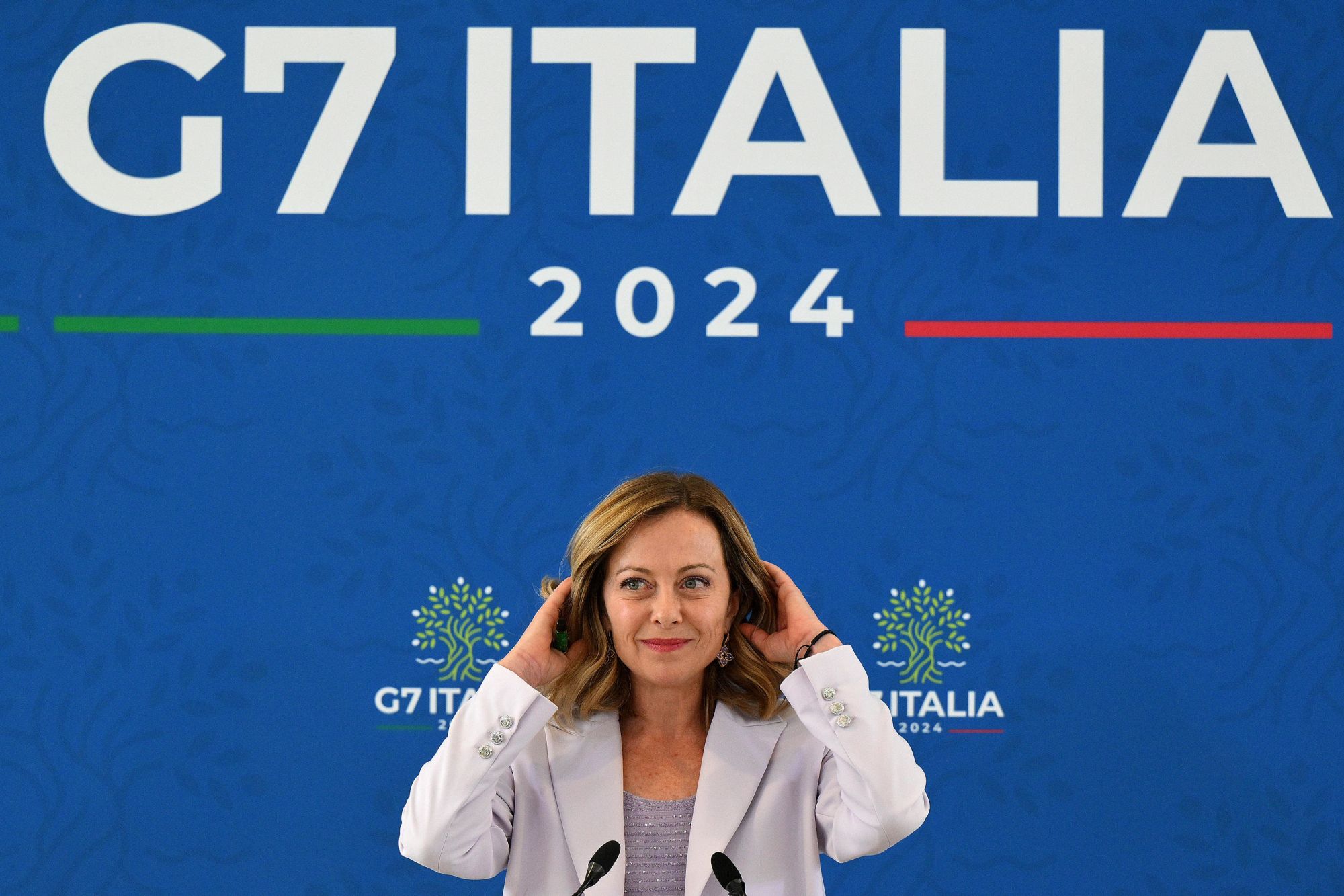 Giorgia Meloni, conferenza stampa di chiusura del G7