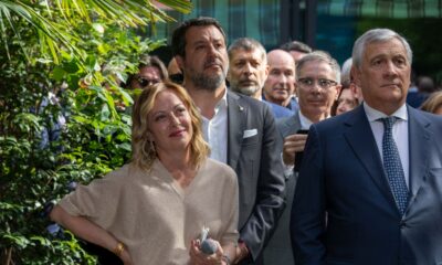 Giorgia Meloni, Matteo Salvini e Antonio Tajani