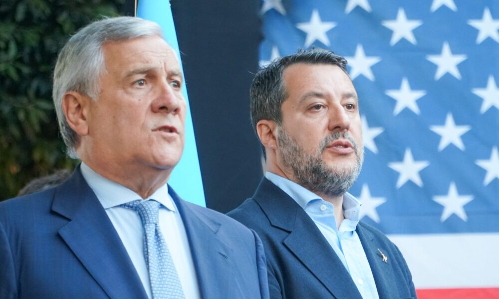 Antonio Tajani e Matteo Salvini