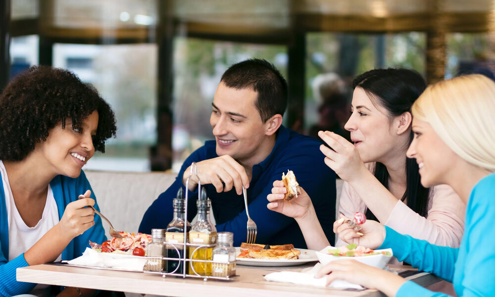 Lavoratori in pausa pranzo