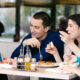 Lavoratori in pausa pranzo