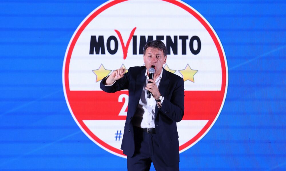 Giuseppe Conte, leader del MoVimento 5 Stelle