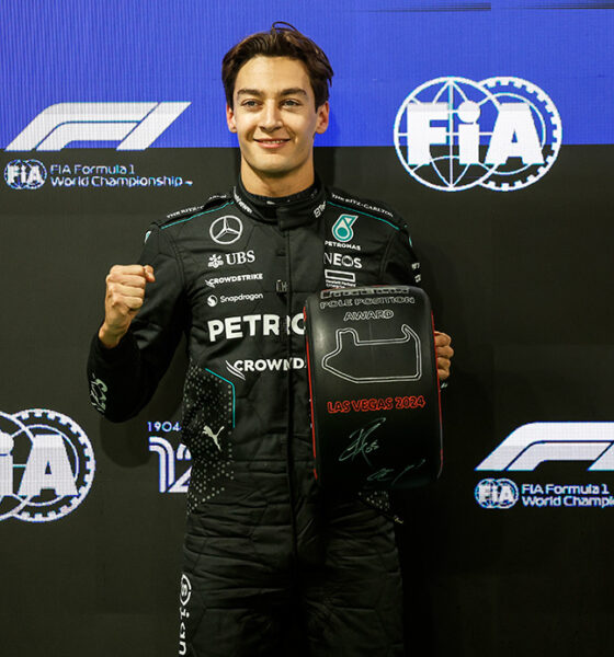 George Russell in pole nel GP di Las Vegas 2024