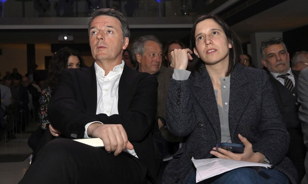 Matteo Renzi e Elly Schlein