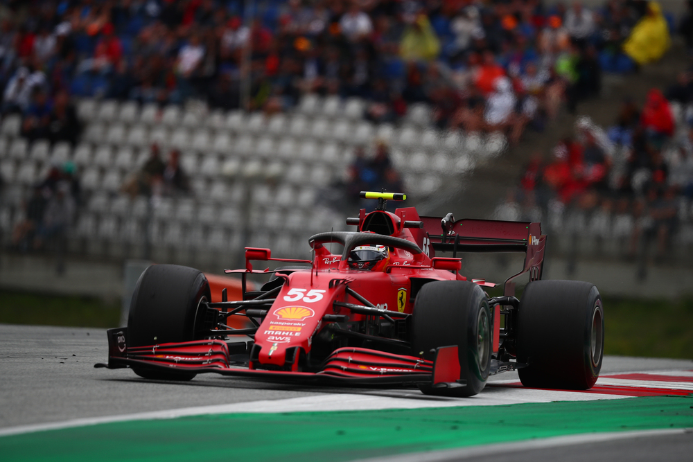 Carlos Sainz sulla sua monoposto