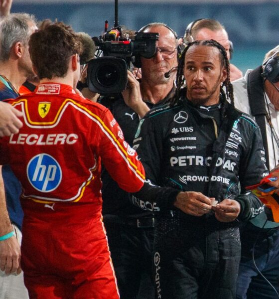 Charles Leclerc e Lewis Hamilton