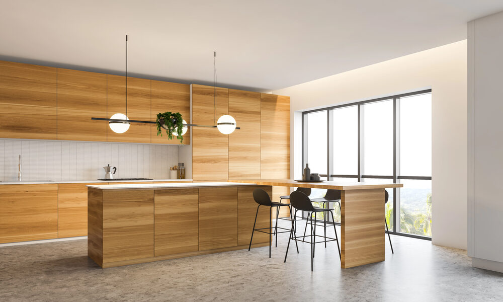 Cucina moderna in legno