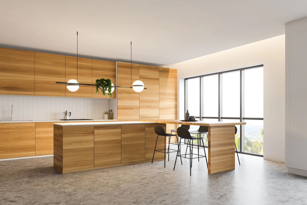 Cucina moderna in legno