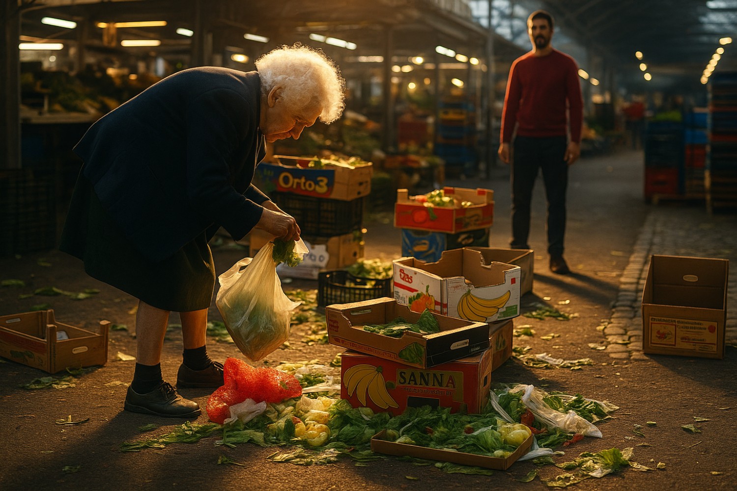 Donna al mercato