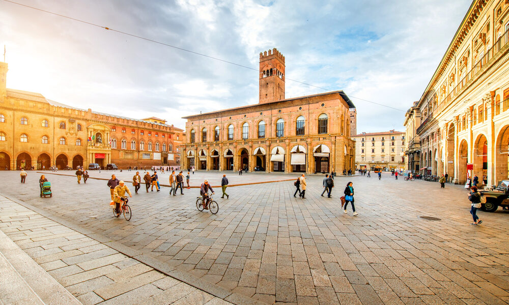 Piazza Maggiore a Bologna