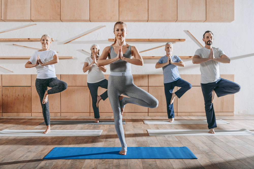 Lezione di yoga