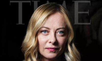 Giorgia Meloni in copertina del Time