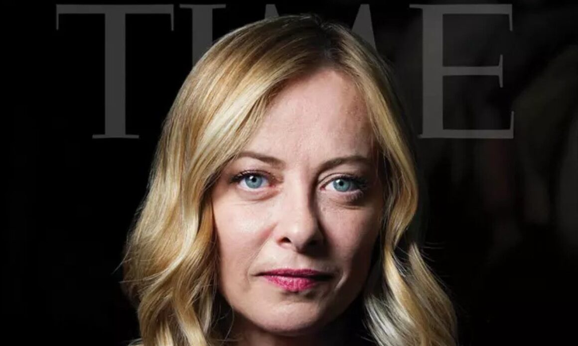 Giorgia Meloni in copertina del Time
