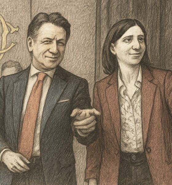 Giuseppe Conte e Elly Schlein