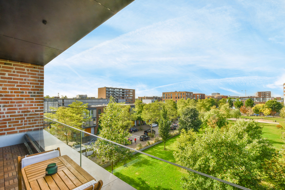 Vista del parco dall'appartamento