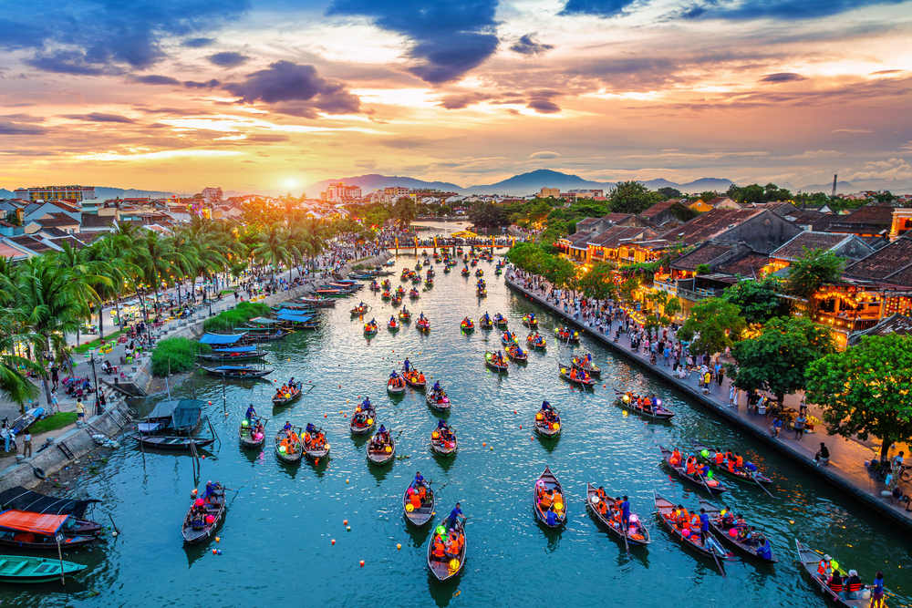 Vista di Hoi An, Vietnam