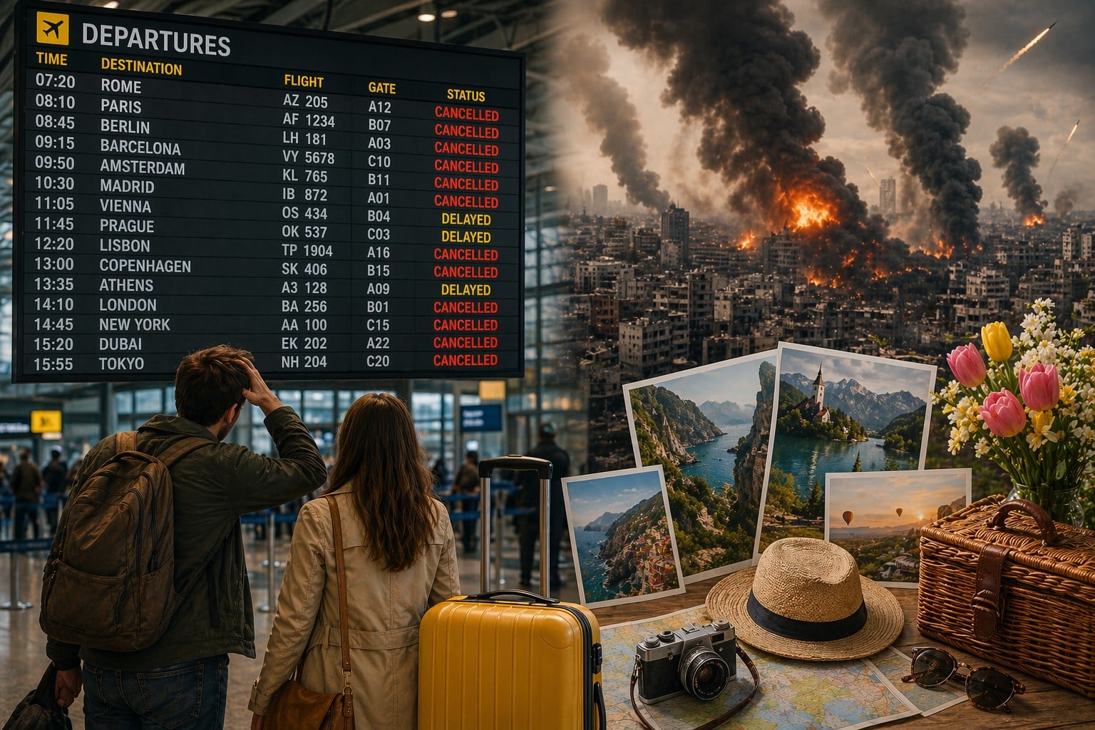 Guerra e caro prezzi frenano i viaggi per i ponti di primavera