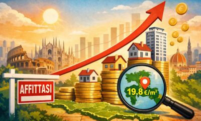 Affitti in aumento in Italia
