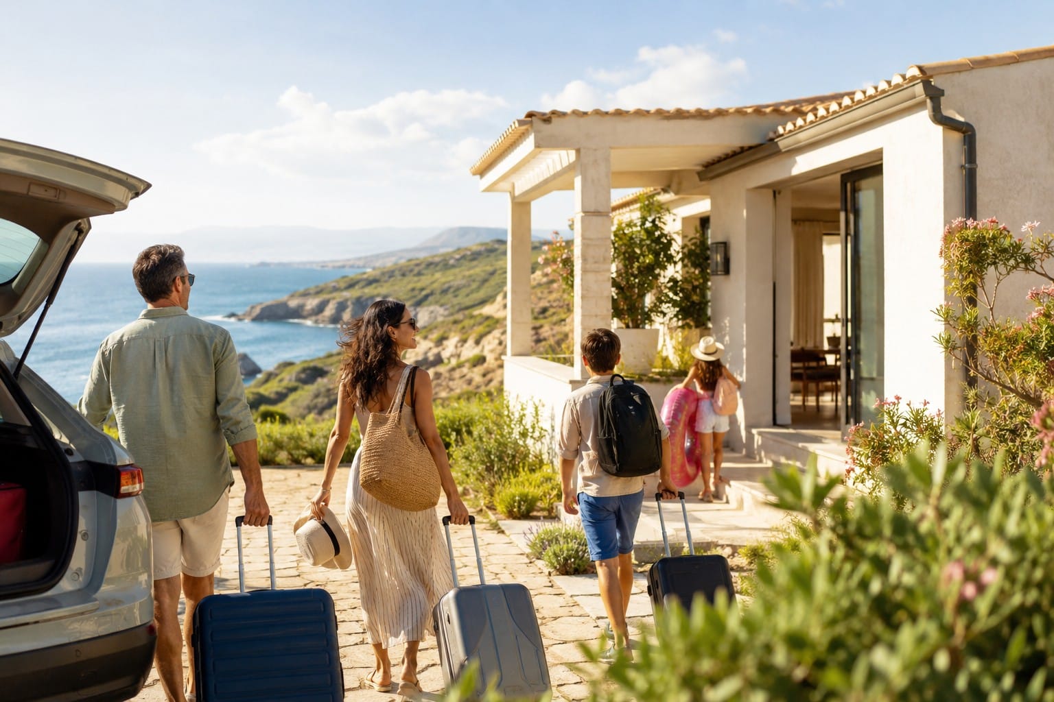Famiglia in vacanza
