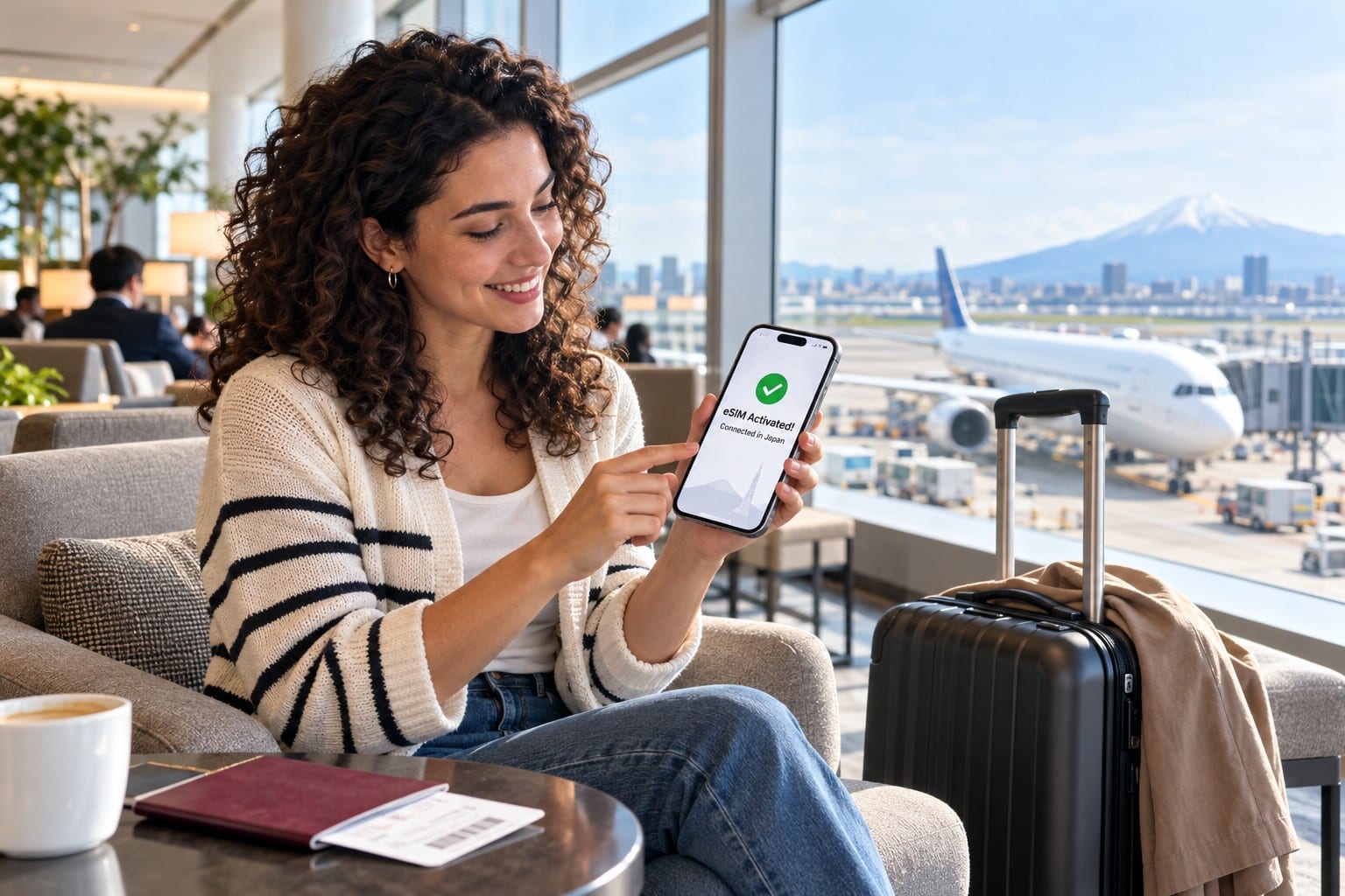 Attivazione di eSIM all'aeroporto