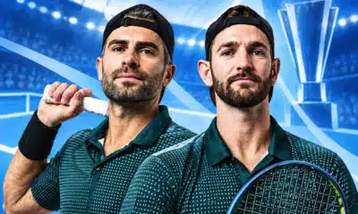 Illustrazione editoriale di Bolelli e Vavassori affiancati con le racchette, in vista della qualificazione alle ATP Finals di Torino.