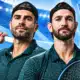 Illustrazione editoriale di Bolelli e Vavassori affiancati con le racchette, in vista della qualificazione alle ATP Finals di Torino.