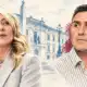 Illustrazione editoriale con i ritratti di Giorgia Meloni e Roberto Vannacci ai lati opposti di uno sfondo istituzionale essenziale.