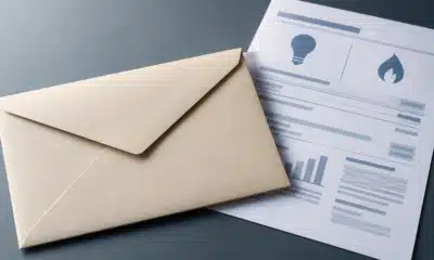 Facciata istituzionale e documento stilizzato su una scrivania